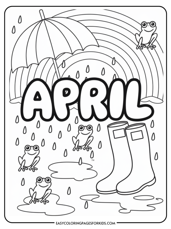 April Coloring Pages Free Printable Pdf April Coloring Pages Free Printable Pdf