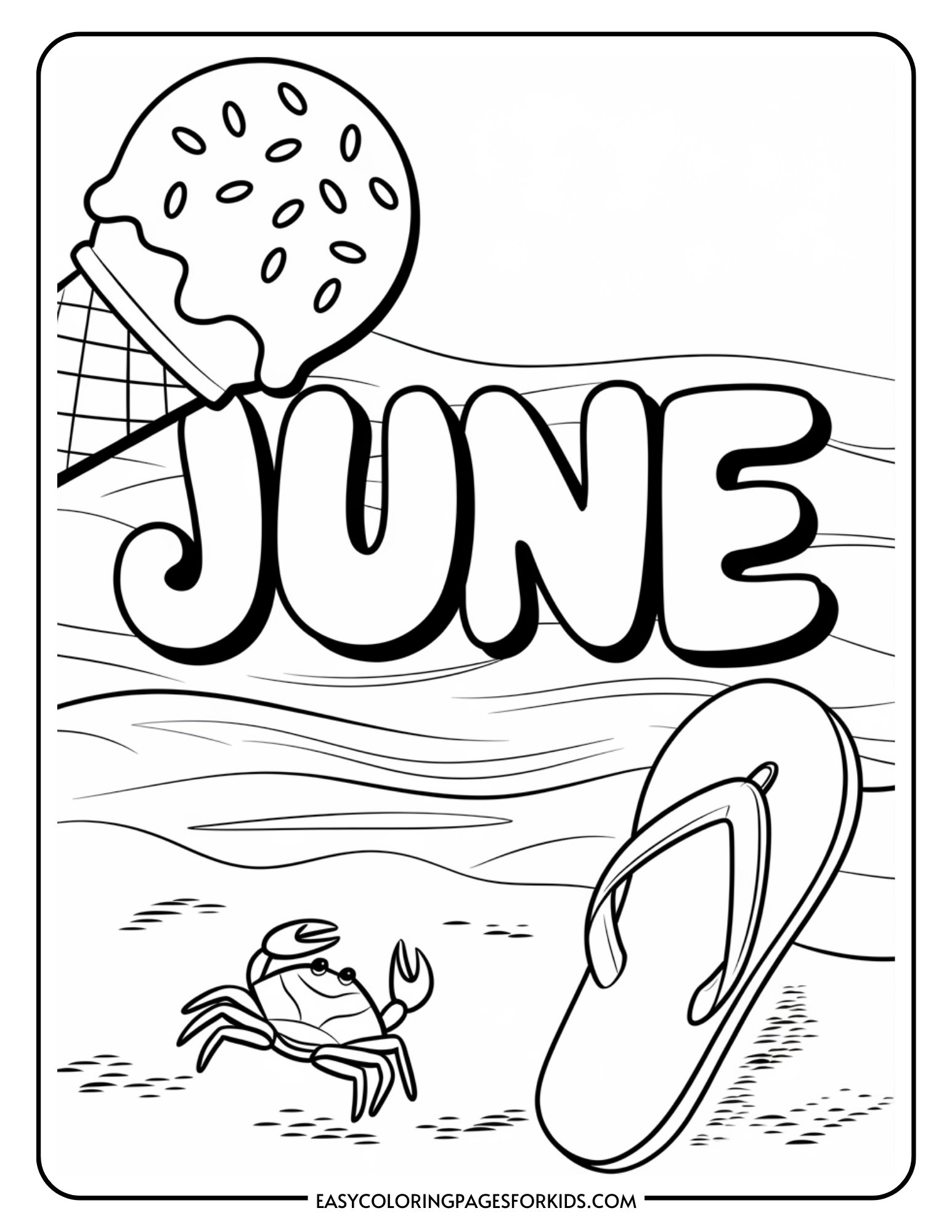 June Coloring Pages (5 Free Printable PDF Pages to Print) - Easy ...