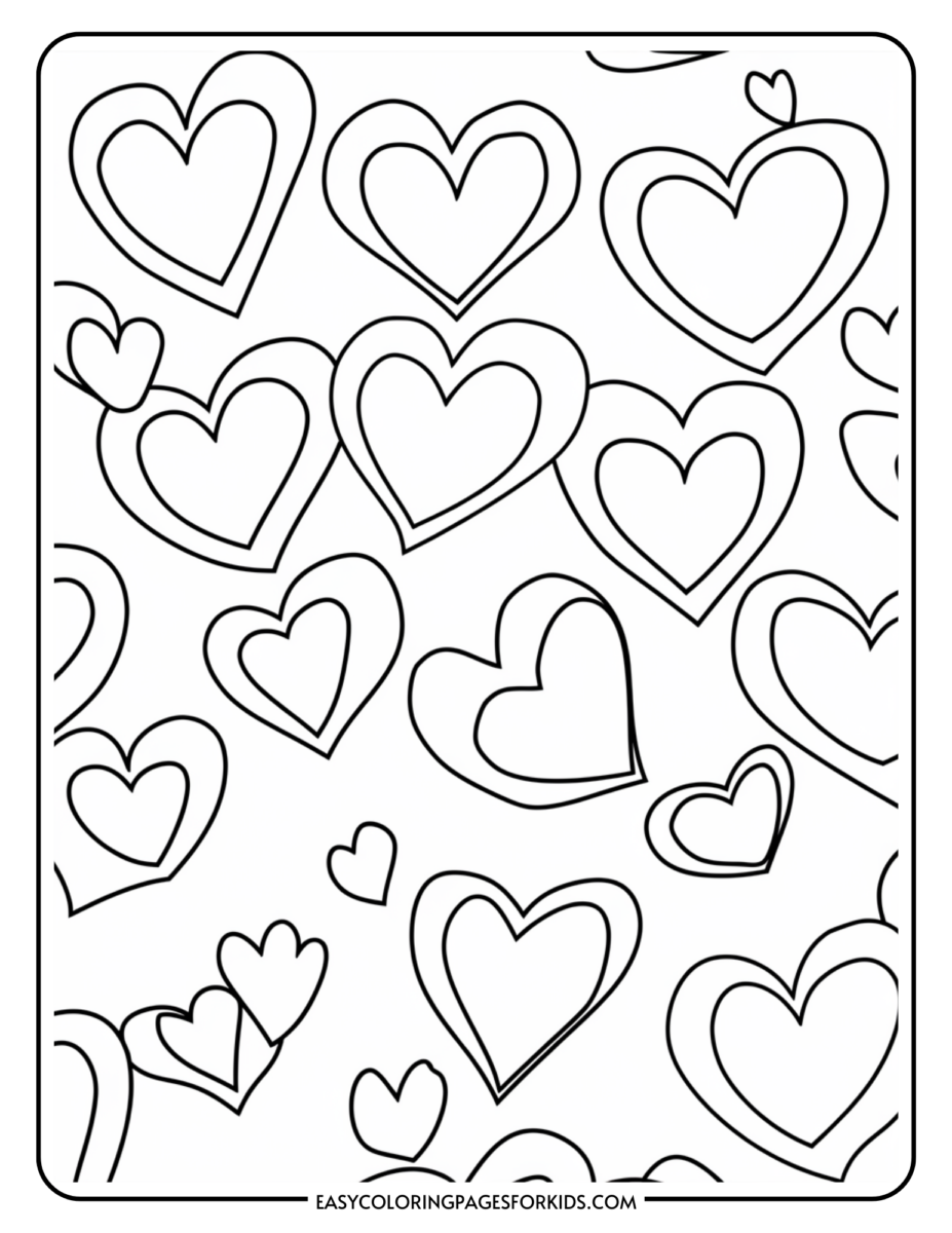 Cute Heart Coloring Pages 10 Free - Cute Heart Coloring Pages 5 927x1200 