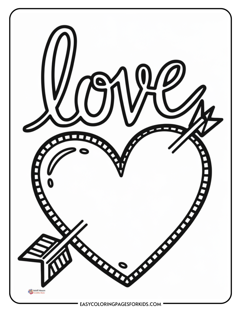 Cute Love Coloring Pages (9 Free Printable Pages) - Easy Coloring Pages