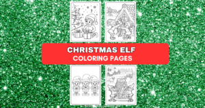 Christmas Elves Coloring Pages (7 Free Printable Pages) - Easy Coloring ...