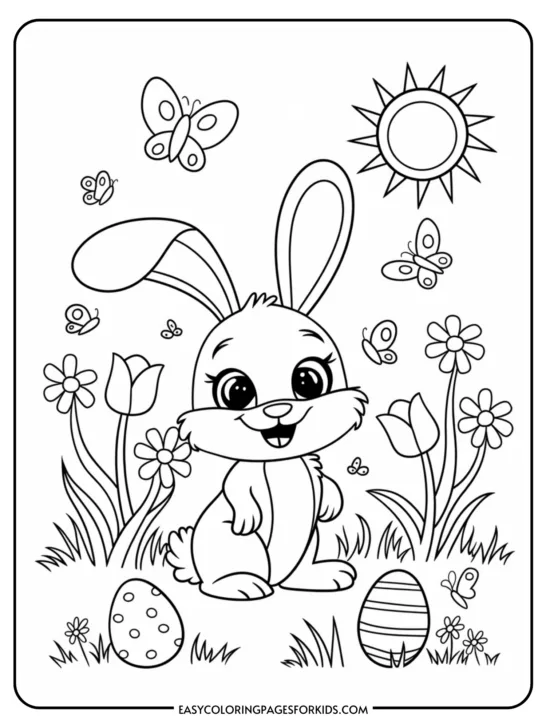 Cute Spring Coloring Pages&nbsp;(15 Free Printable PDF Pages)