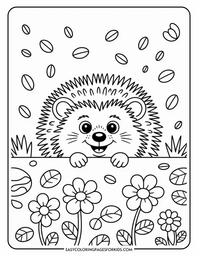 Fall Flowers Coloring Pages to Print and Color (10 Pages)