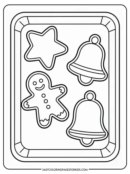 Christmas Cookie Coloring Pages (13 Printable PDF Pages)
