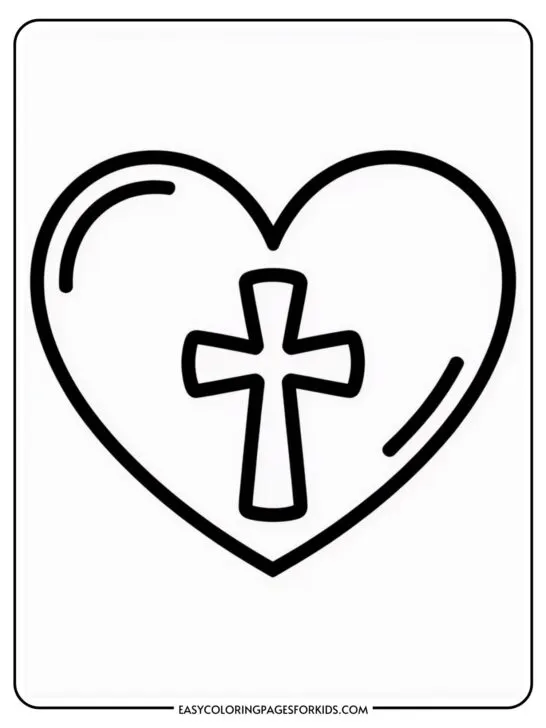Christian Valentines Coloring Pages (12 Printable Pages)