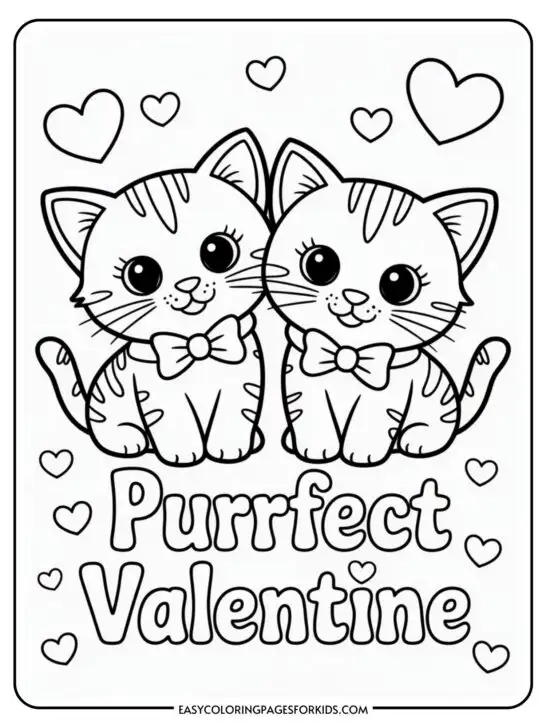Valentine&rsquo;s Day Card Printable Coloring Pages ​(7 Pages To Color)
